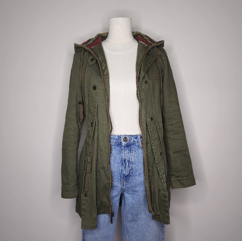BCBGeneration Rain Jacket With Hoodie